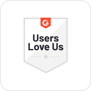 Users love us badge